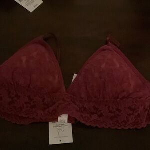 Hanky Panky Lace Bralette in Rich Burgundy
